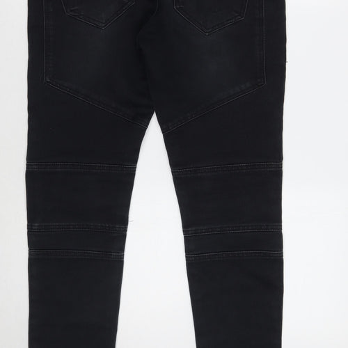 Preworn Womens Black   Skinny Jeans Size 28 L31 in
