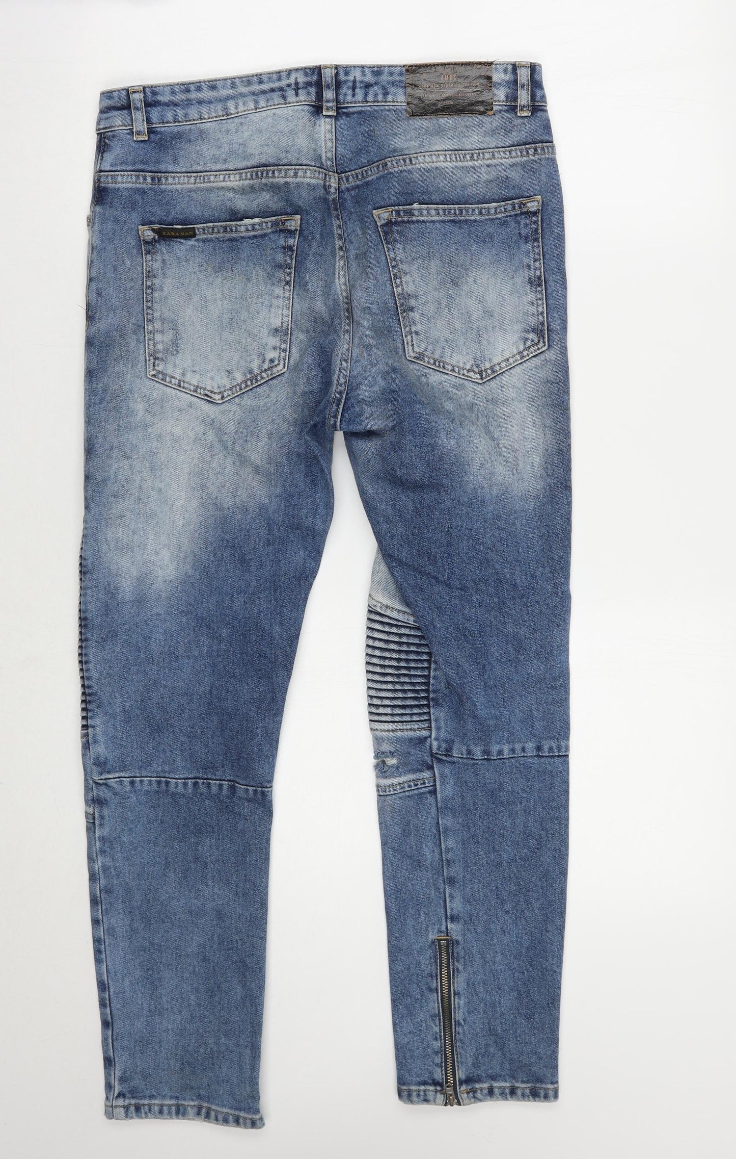 Zara Mens Blue   Boyfriend Jeans Size 40 L25 in