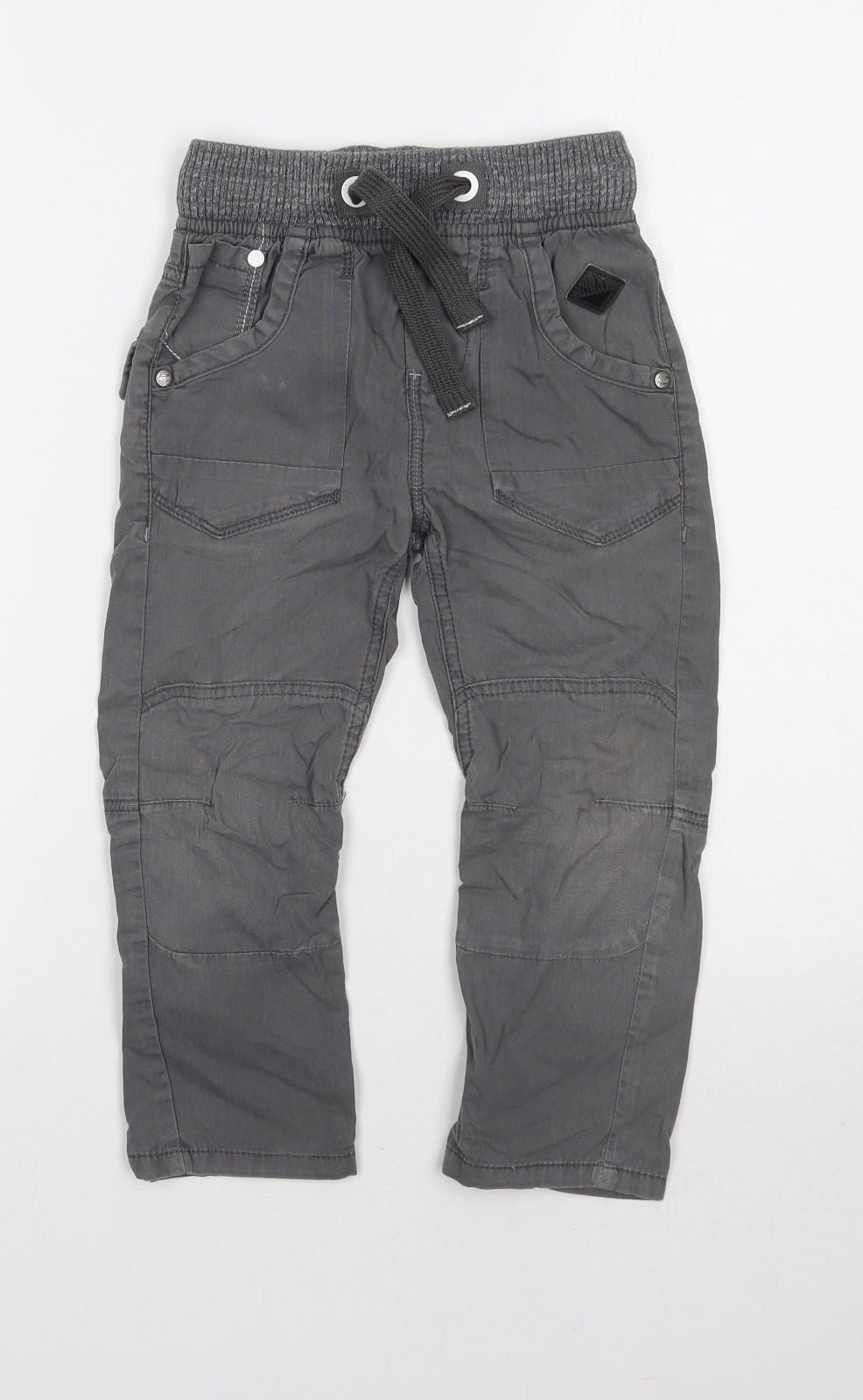 NEXT Boys Grey   Cargo Trousers Size 4 Years