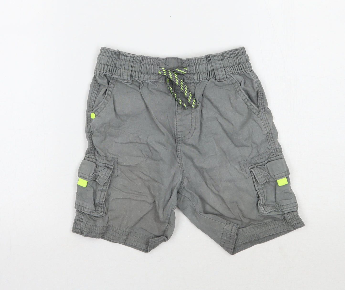 George Boys Grey   Cargo Shorts Size 4-5 Years