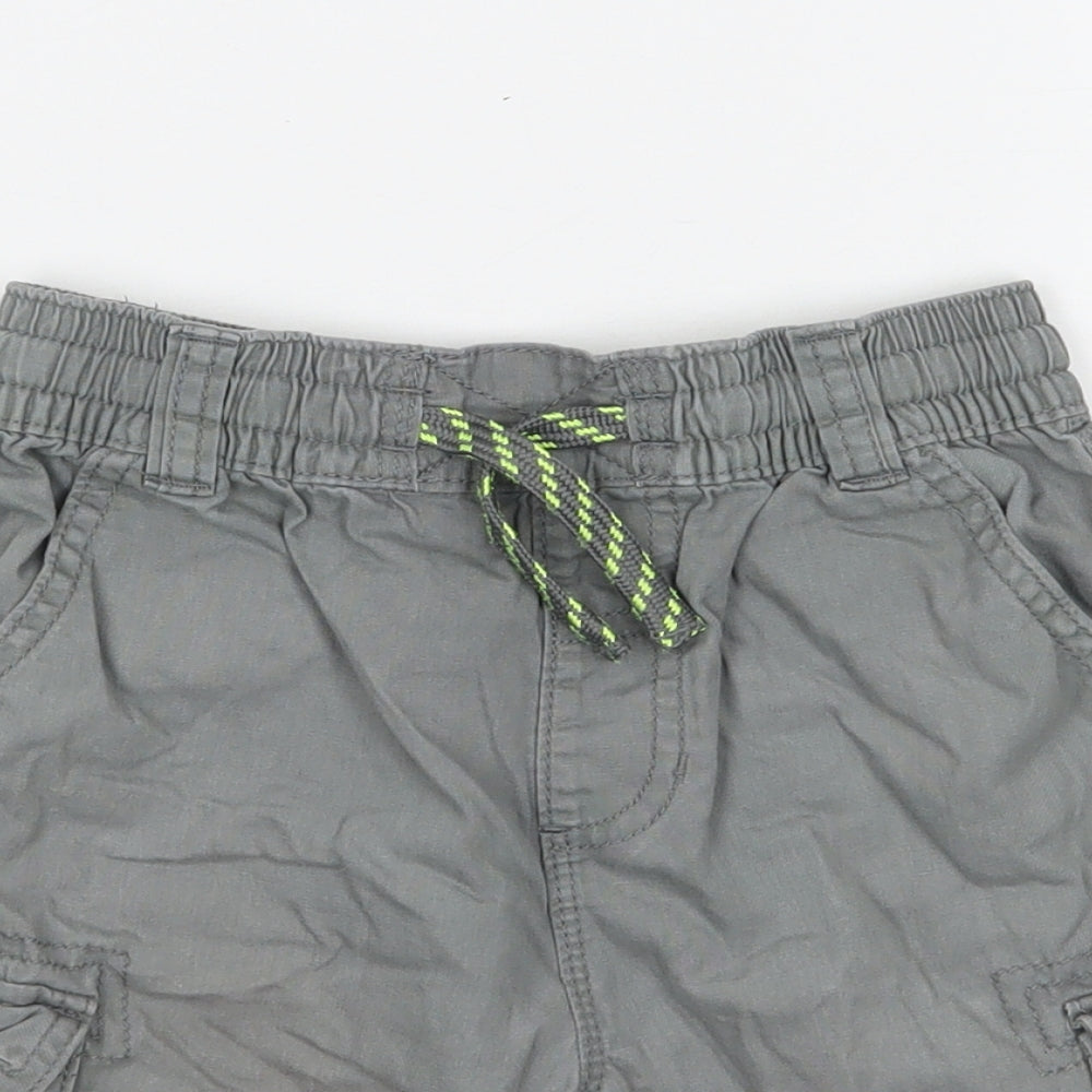 George Boys Grey   Cargo Shorts Size 4-5 Years