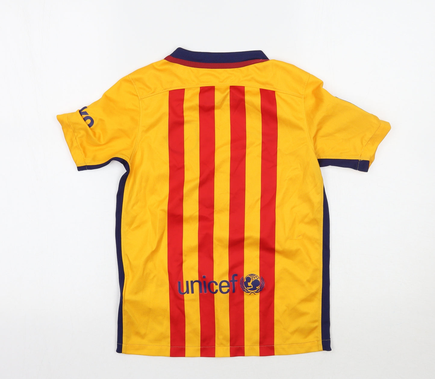 Nike Boys Yellow   Basic T-Shirt Size 9-10 Years  - Real Madrid