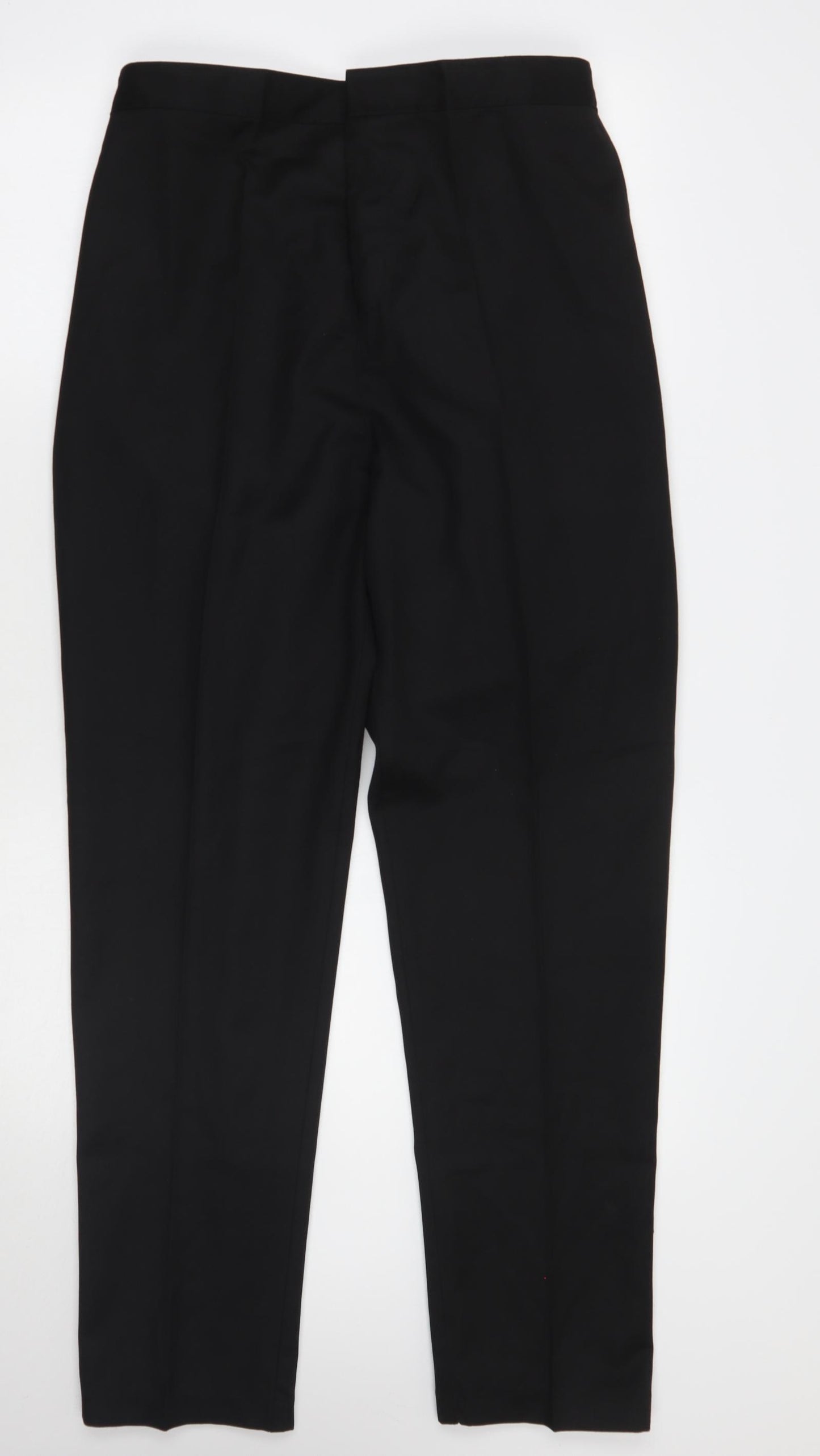 Preworn Womens Black   Trousers  Size 14 L31 in