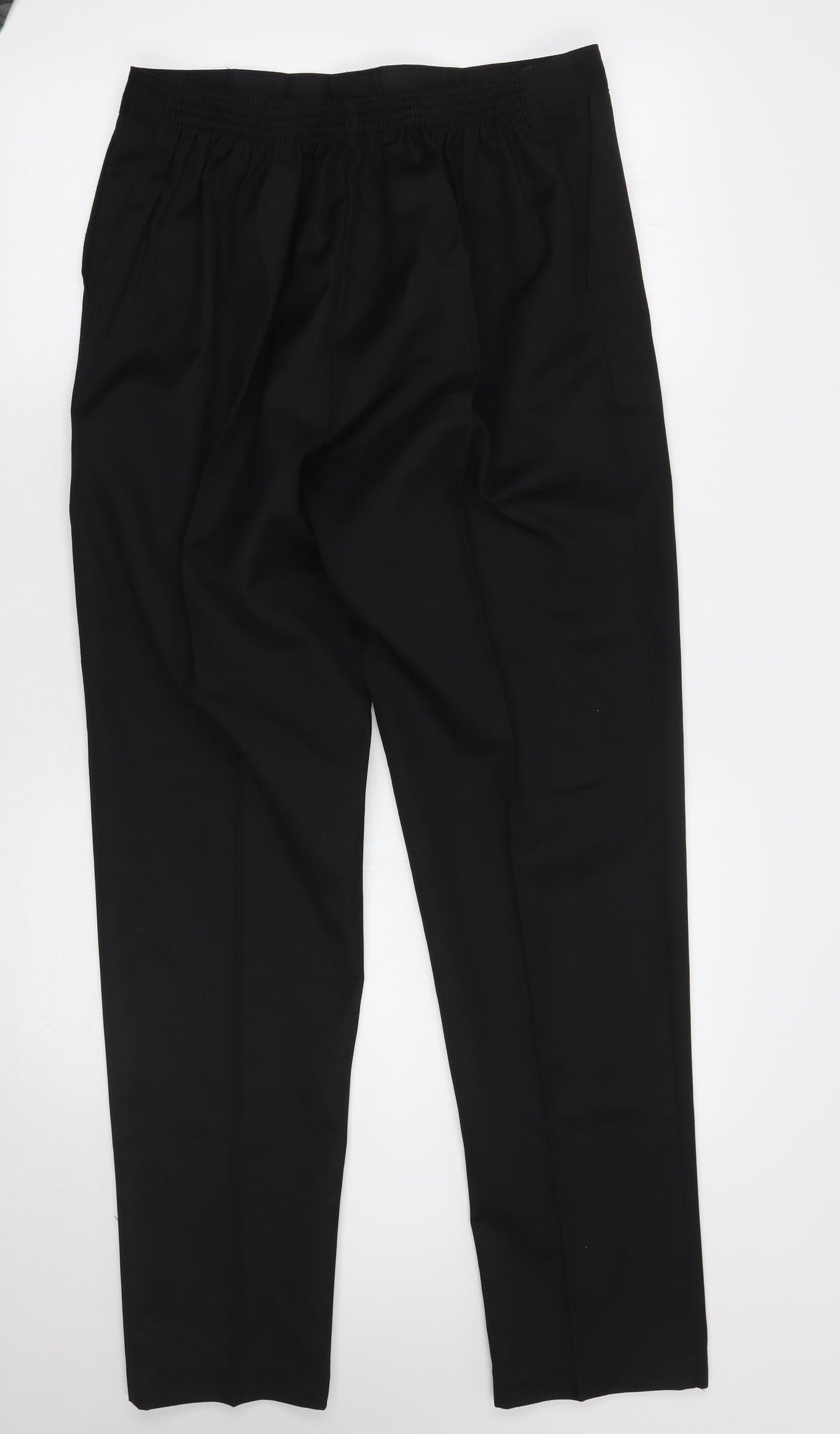 Preworn Womens Black   Trousers  Size 14 L31 in