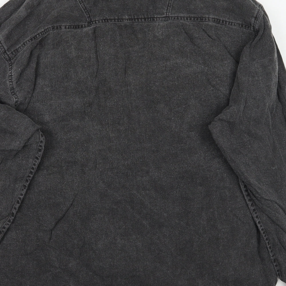 Fire island Mens Grey    Button-Up Size XL