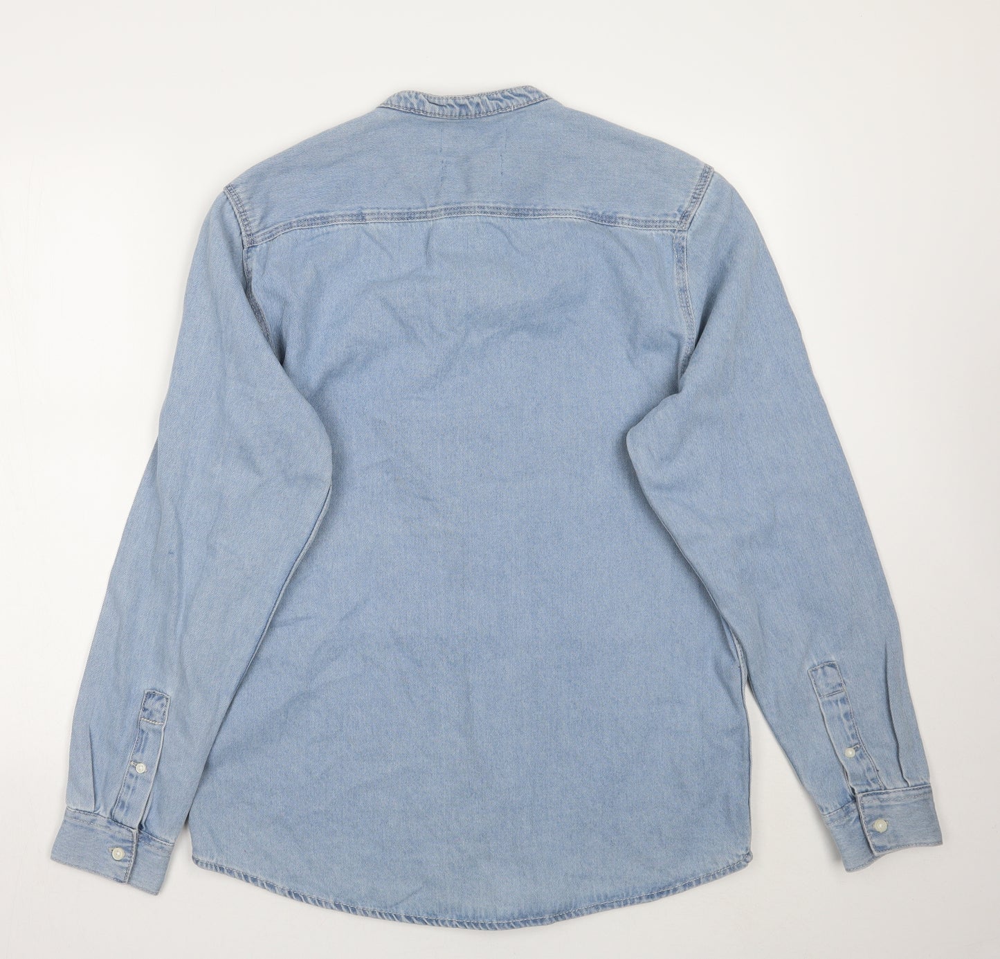 Primark Mens Blue    Button-Up Size L