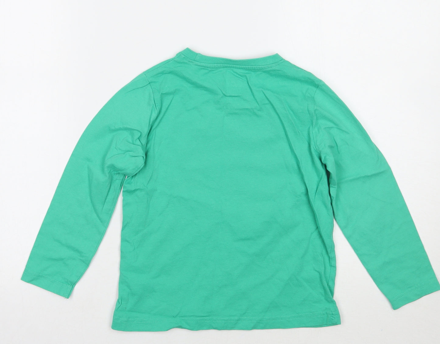 Nickelodeon  Boys Green   Basic T-Shirt Size 5-6 Years  - paw patrol