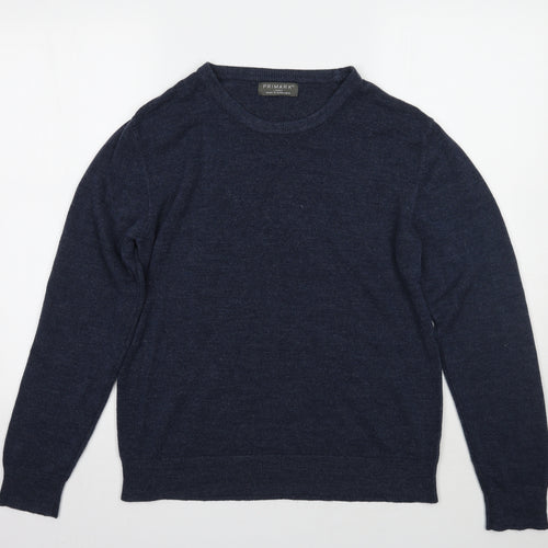 Primark Mens Blue   Pullover Jumper Size L