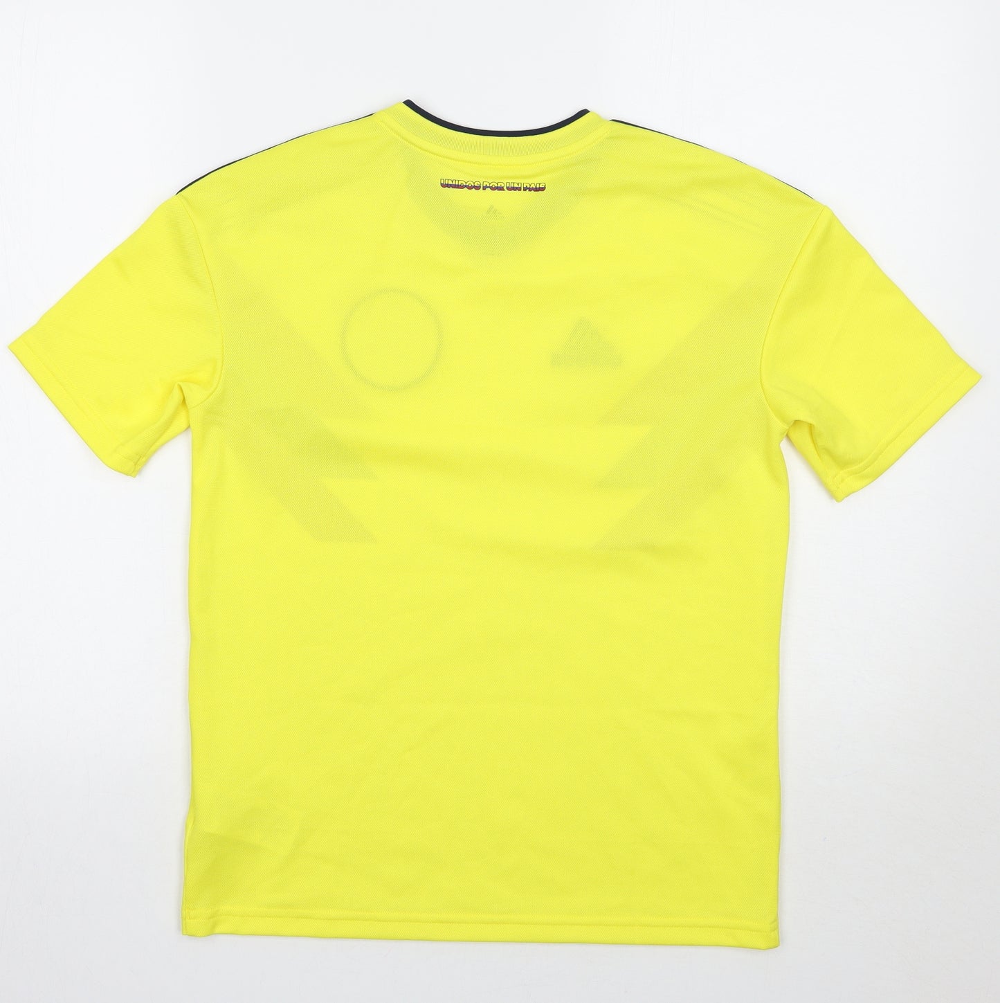 adidas Boys Yellow   Basic T-Shirt Size 13 Years  - COLOMBIA