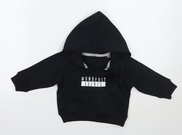 Matalan Boys Black   Pullover Jumper Size 6-9 Months