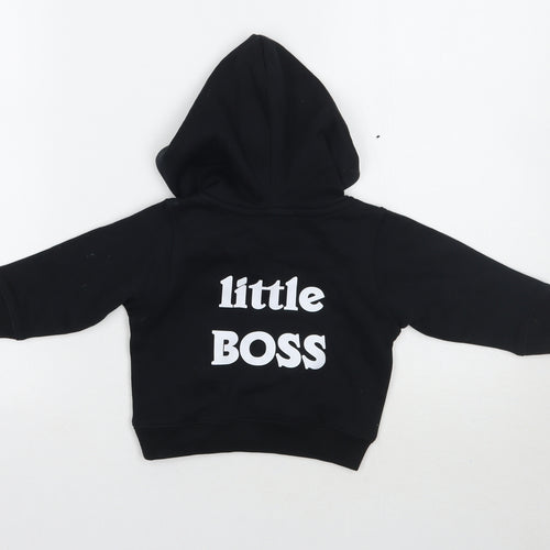 Matalan Boys Black   Pullover Jumper Size 6-9 Months