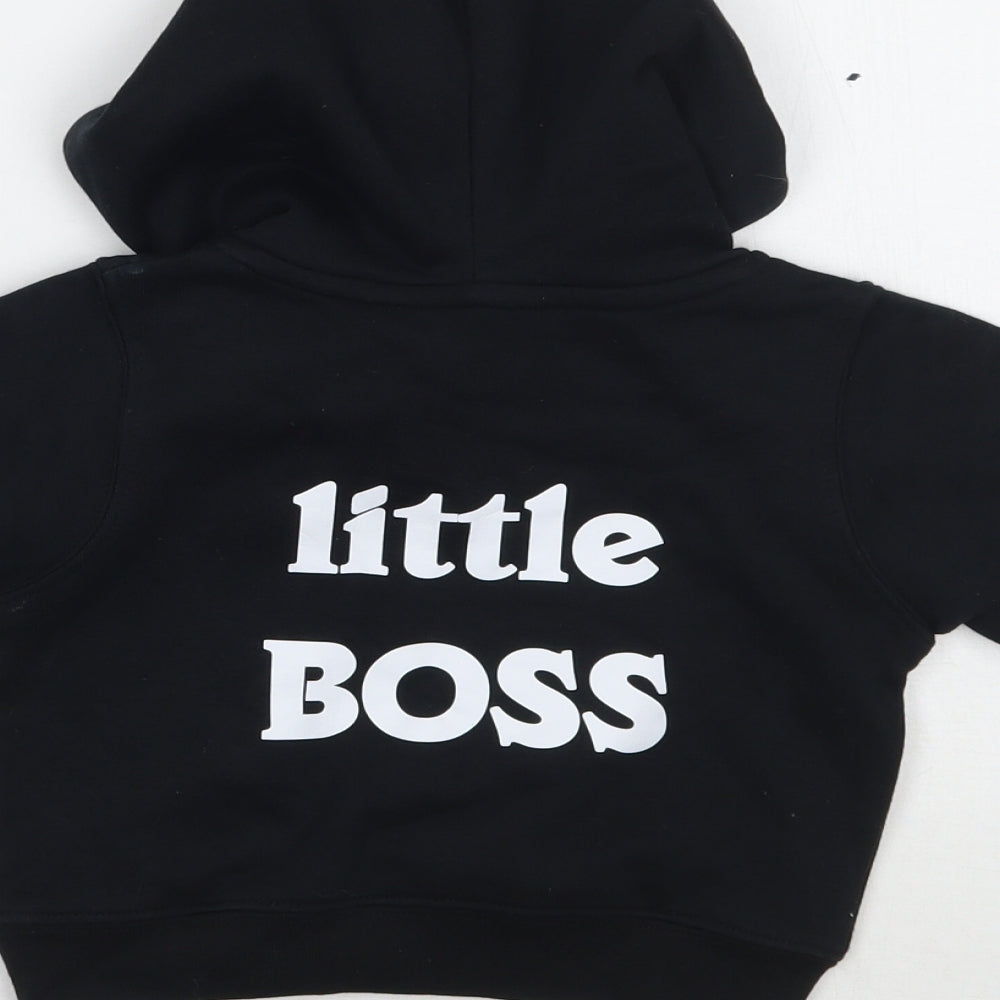 Matalan Boys Black   Pullover Jumper Size 6-9 Months