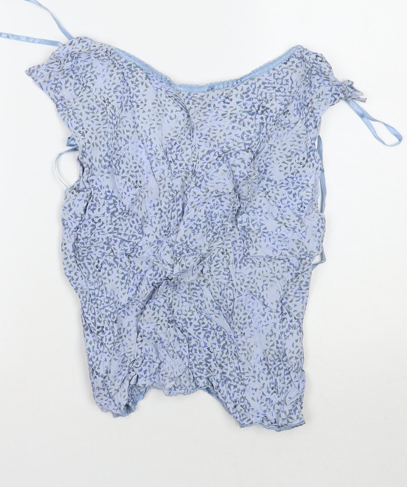 River Island Womens Blue Floral  Basic Blouse Size 12