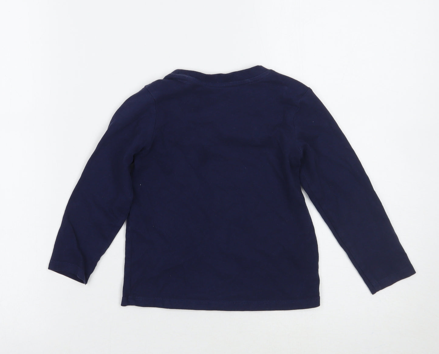 Nutmeg Girls Blue   Basic T-Shirt Size 3-4 Years