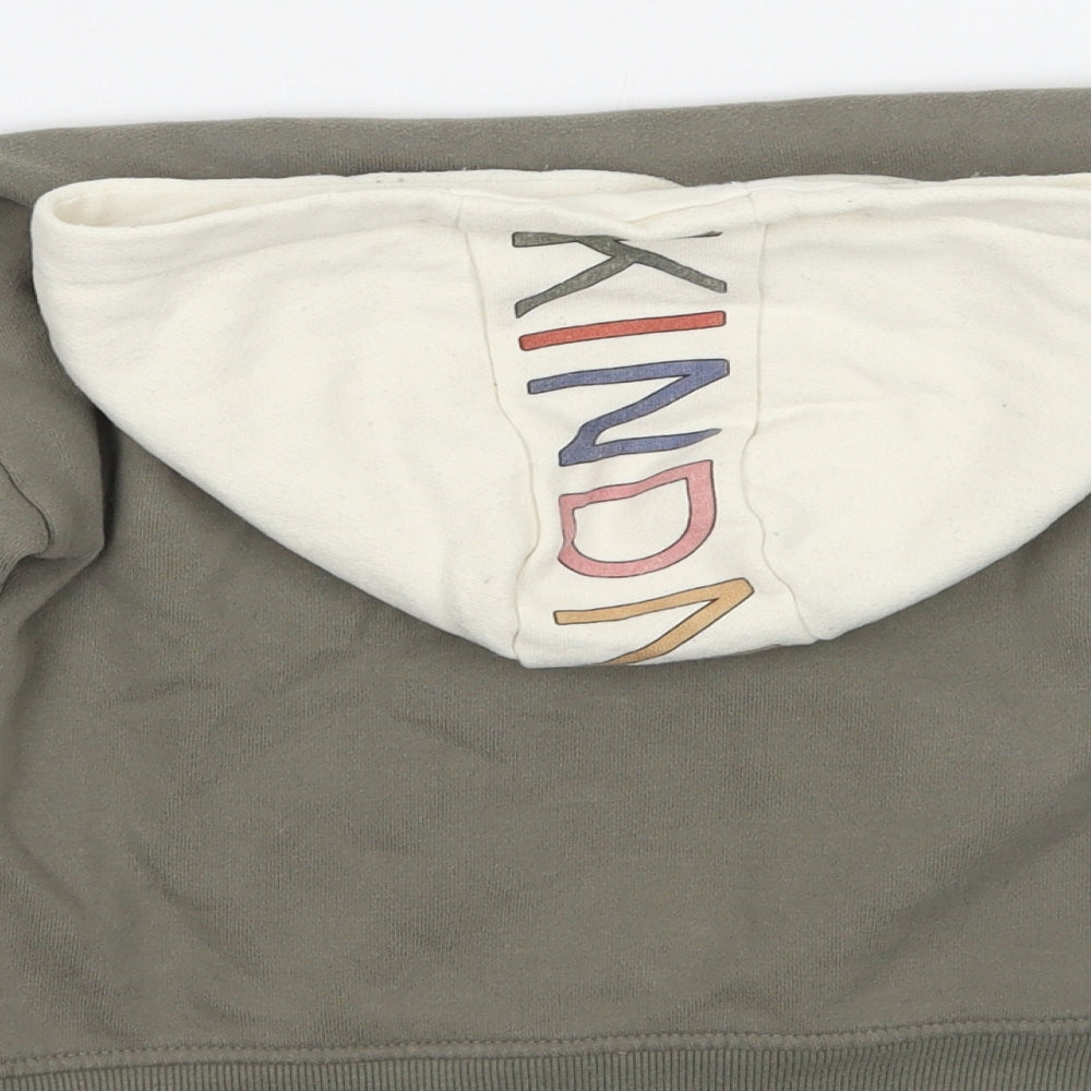 Primark Girls Green   Pullover Hoodie Size 3-4 Years