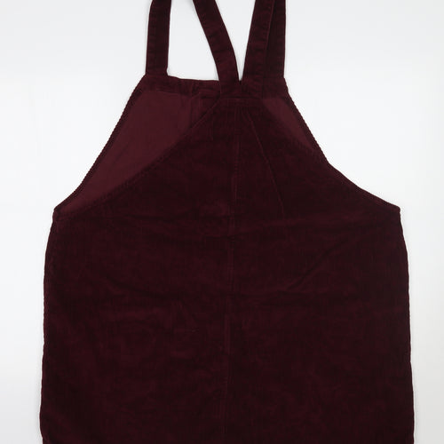 Pep&co Womens Purple   Pinafore/Dungaree Dress  Size 22