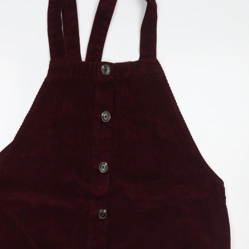 Pep&co Womens Purple   Pinafore/Dungaree Dress  Size 22