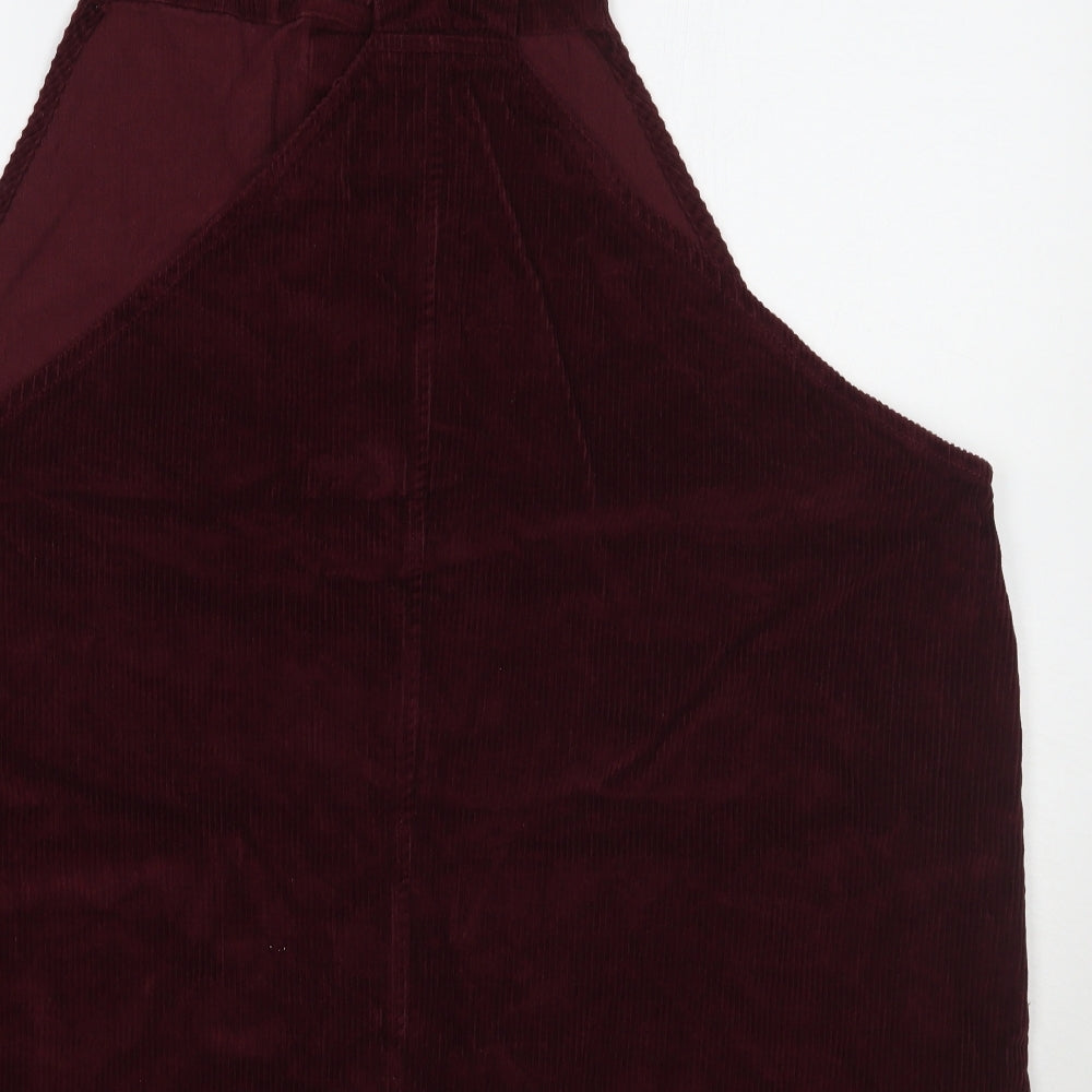 Pep&co Womens Purple   Pinafore/Dungaree Dress  Size 22