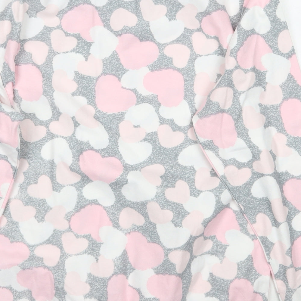 Avenue Womens Pink Geometric  Top Pyjama Top Size 12
