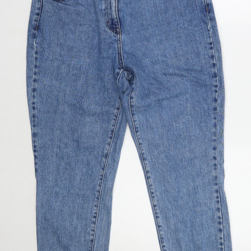 NEXT Womens Blue   Mom Jeans Size 12 L25 in
