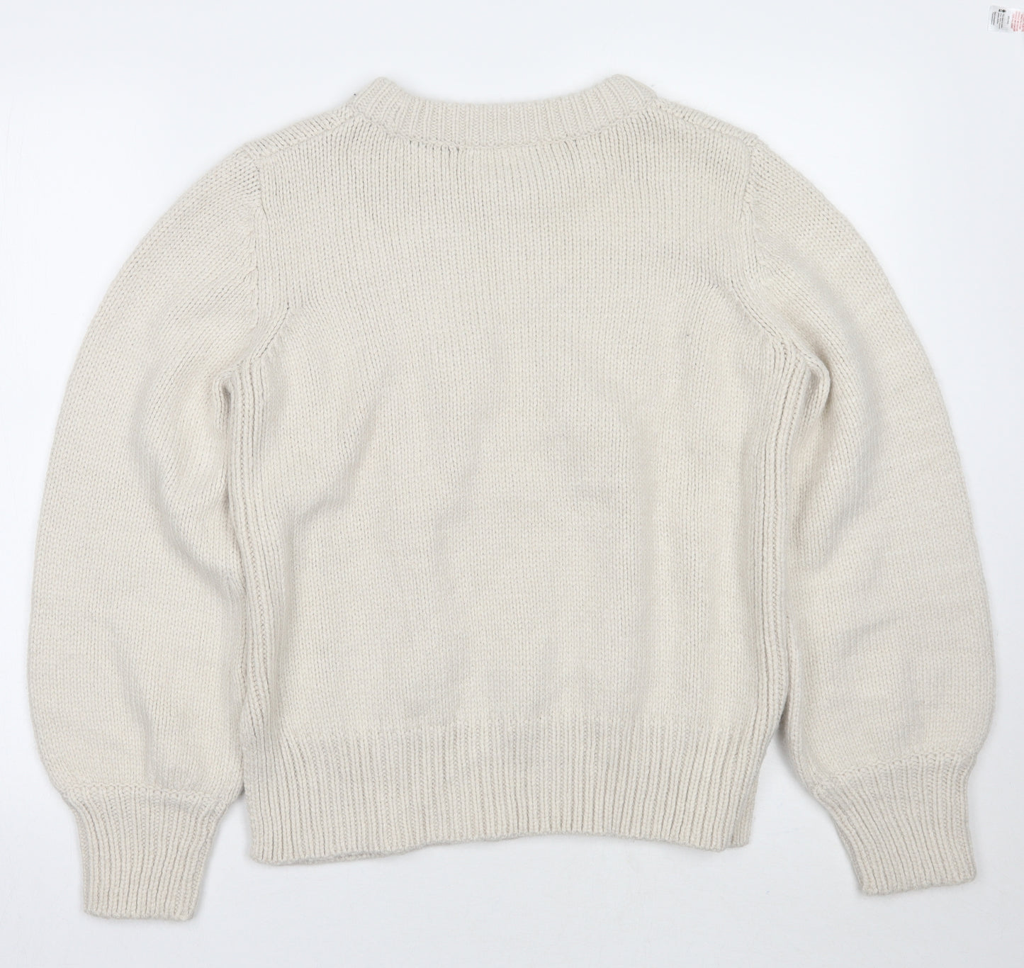 George Womens Ivory   Pullover Jumper Size 12