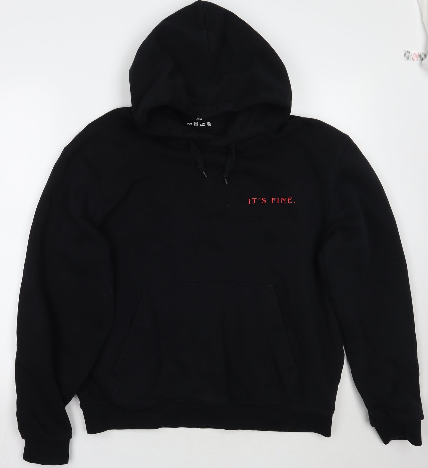 Click for taz Mens Black   Pullover Hoodie Size L  - Its fine