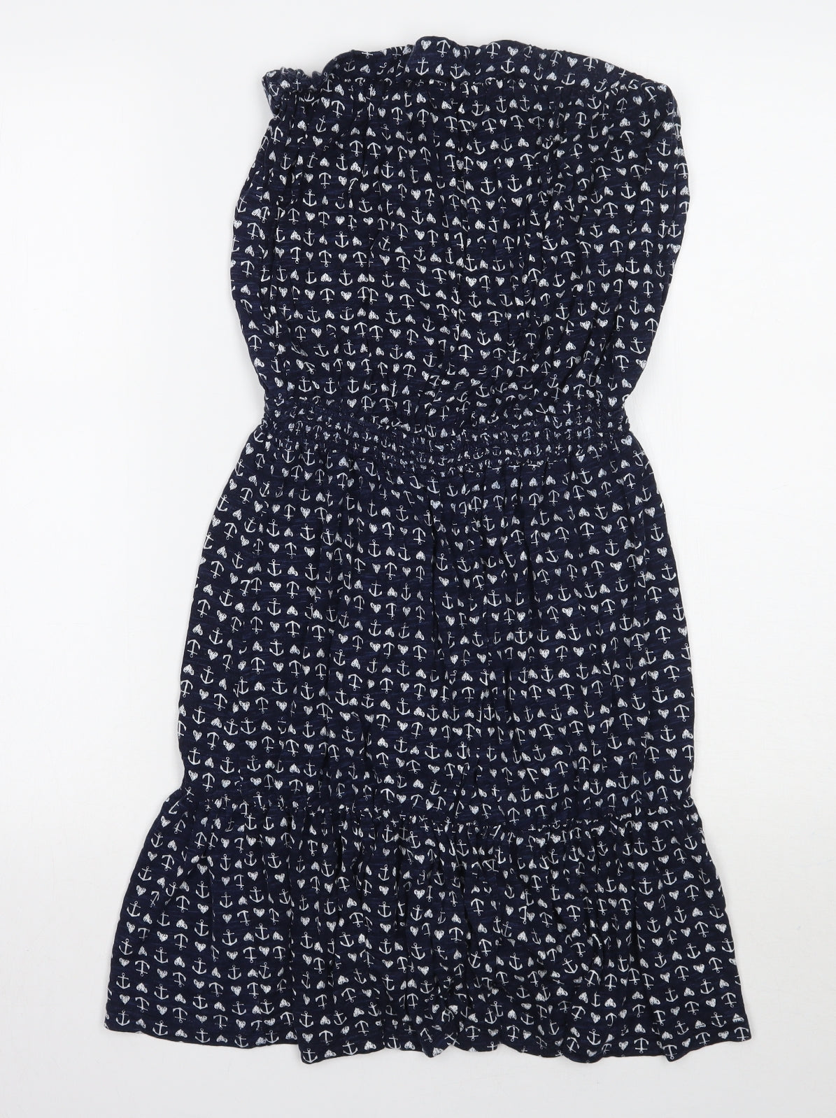 NEXT Womens Blue Geometric  A-Line  Size 12