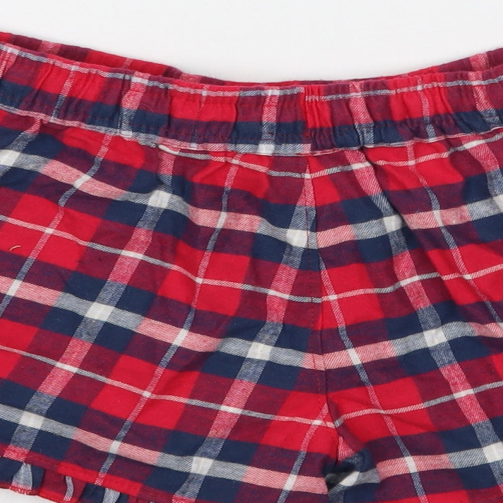 Boux Avenue Womens Pink Check  Sweat Shorts Size 6