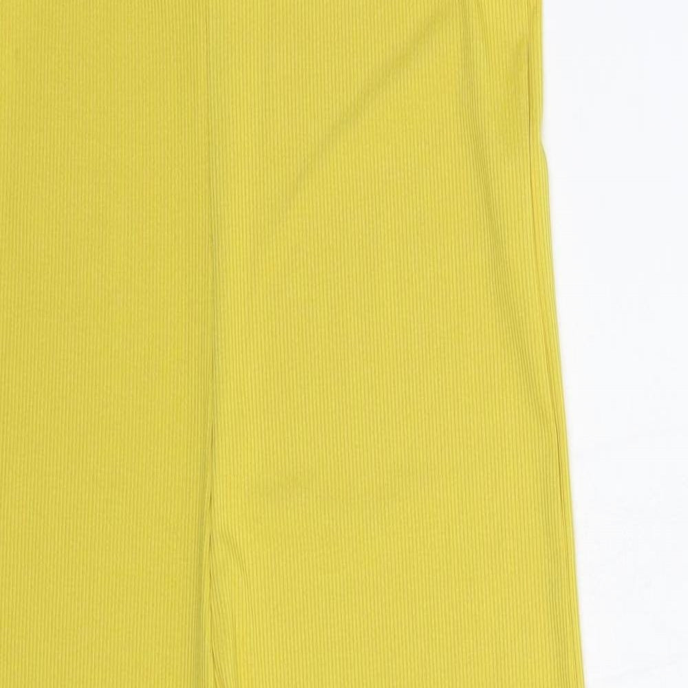 PRETTYLITTLETHING Womens Yellow   Jumpsuit One-Piece Size 6 L33 in