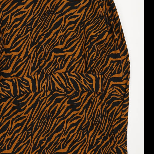 Pep&Co Womens Multicoloured Animal Print  Shirt Dress  Size 22