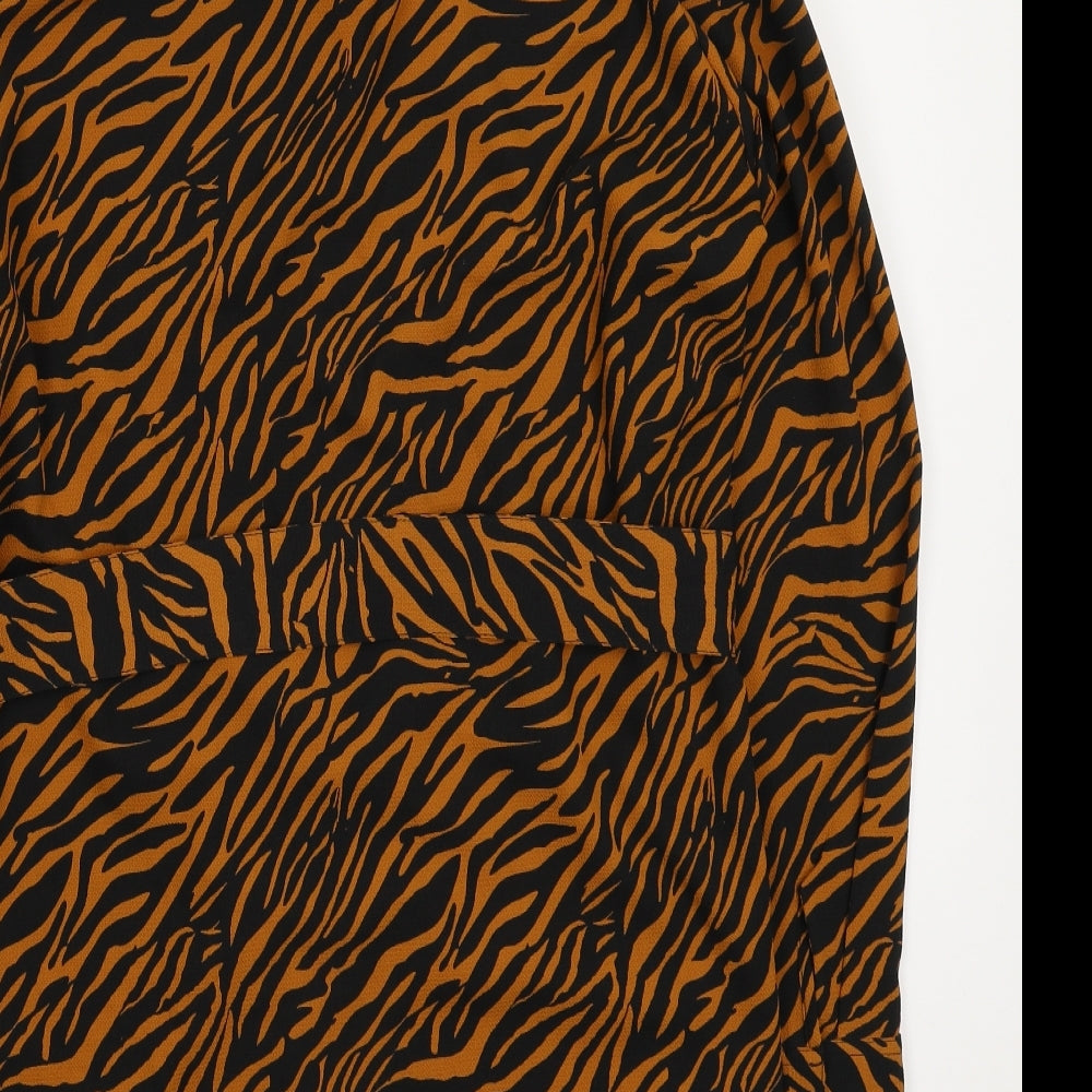 Pep&Co Womens Multicoloured Animal Print  Shirt Dress  Size 22
