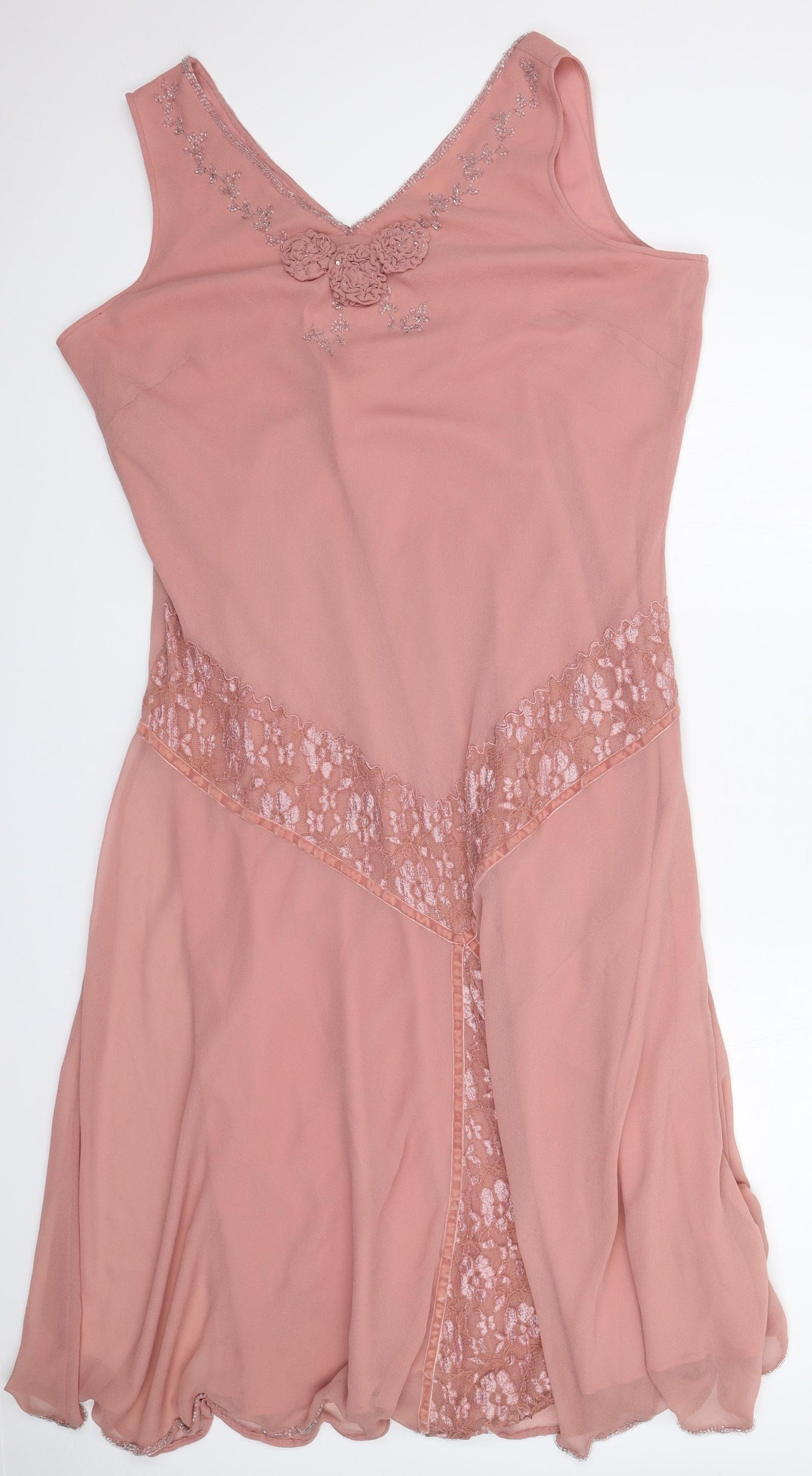 Joanna Hope Womens Pink   Fit & Flare  Size 20