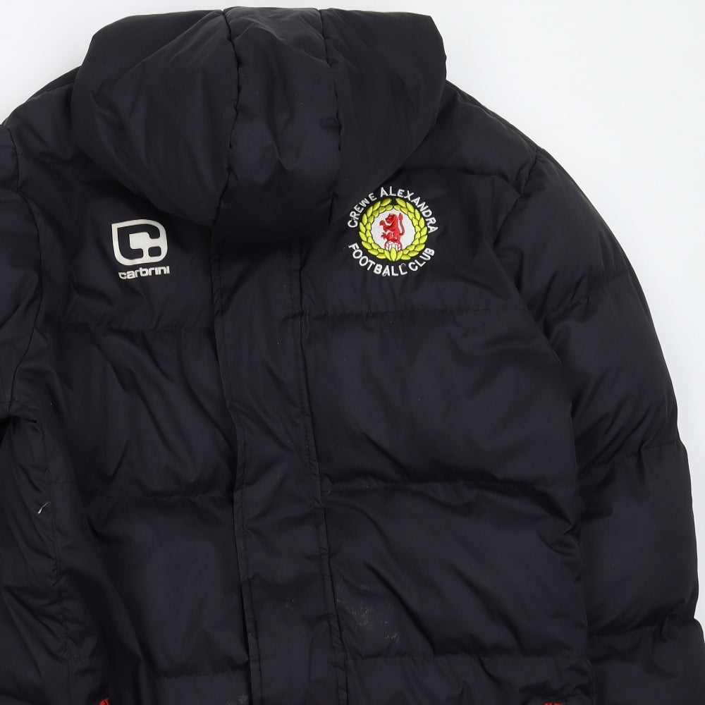 Carbrini Mens Black   Parka Coat Size M  - Crewe