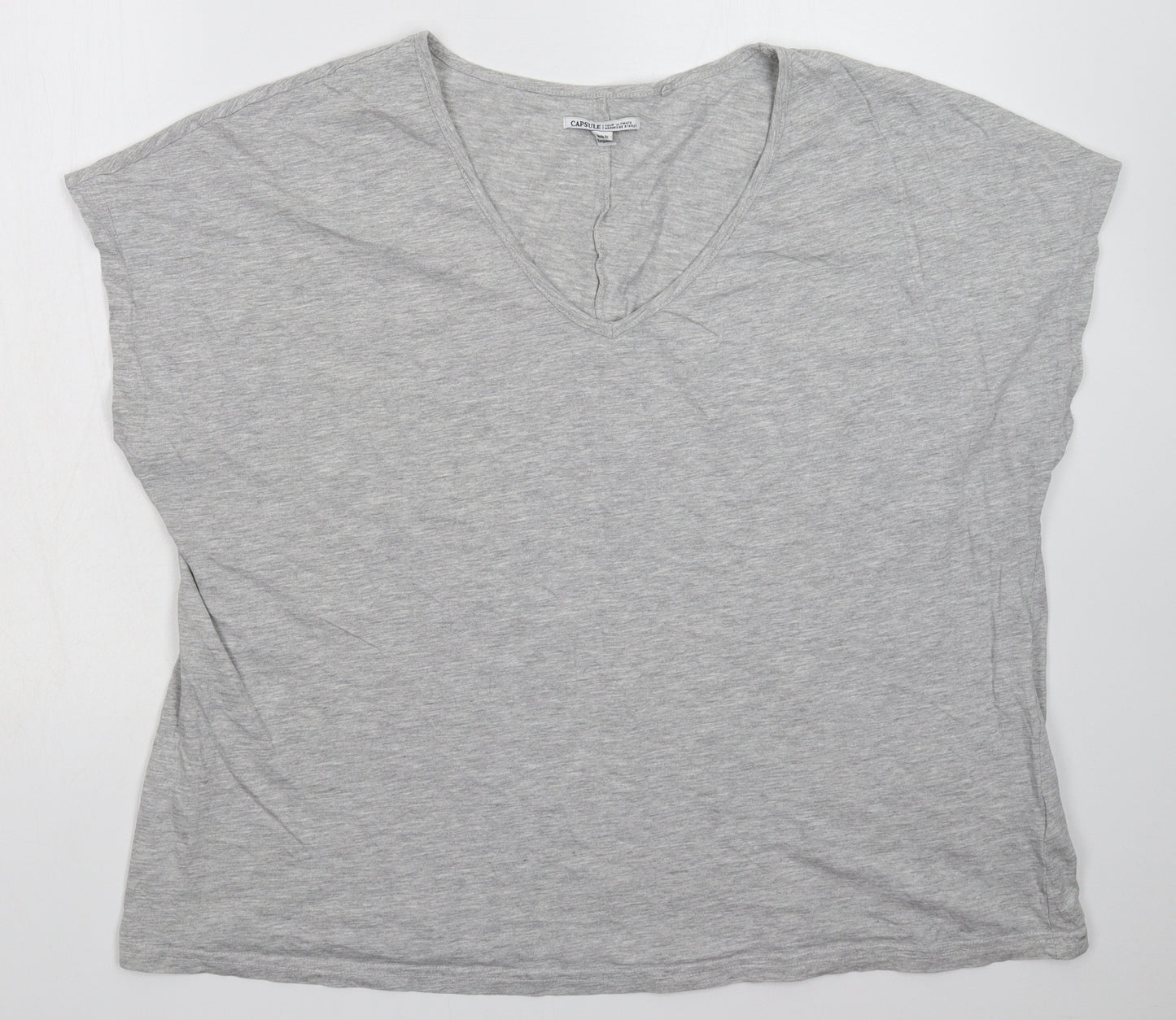 Capsule Womens Grey   Basic T-Shirt Size 22