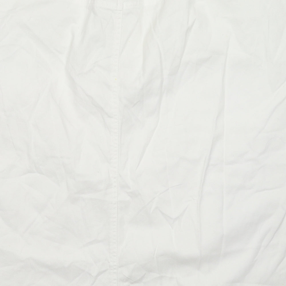 Magi Fit Womens White  Denim Straight & Pencil Skirt Size 24