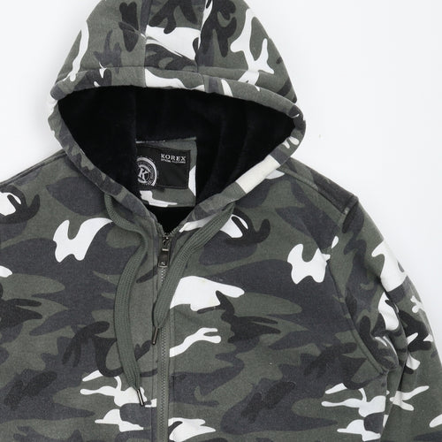 Korex Mens Multicoloured Camouflage  Jacket  Size L