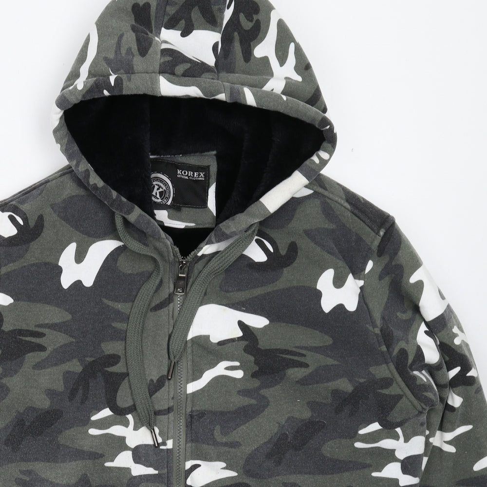 Korex Mens Multicoloured Camouflage  Jacket  Size L