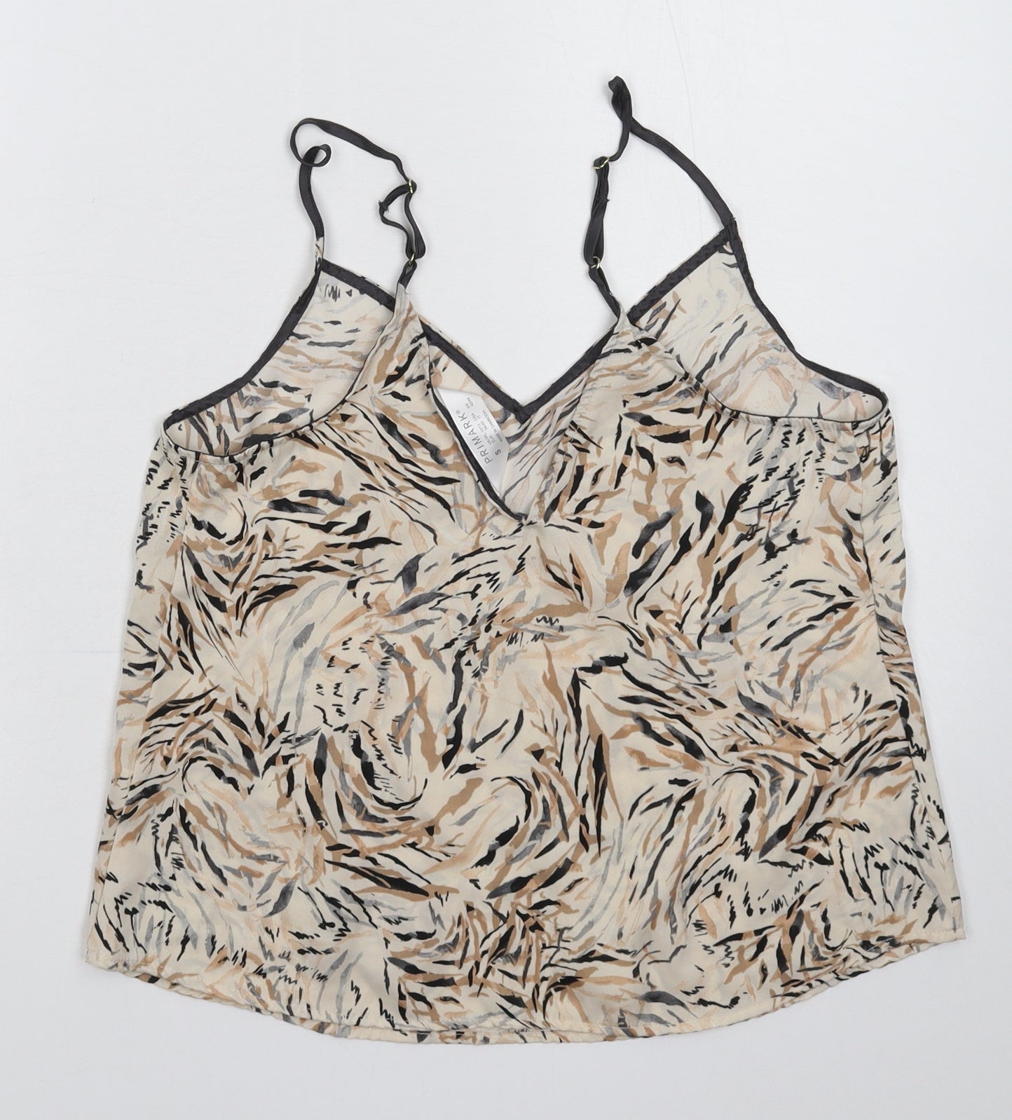 Primark Womens Beige   Basic Tank Size 12