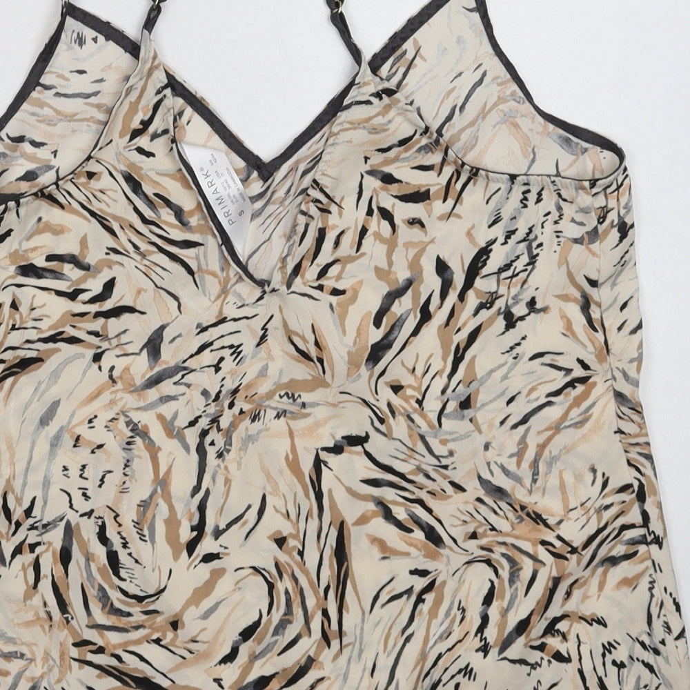 Primark Womens Beige   Basic Tank Size 12