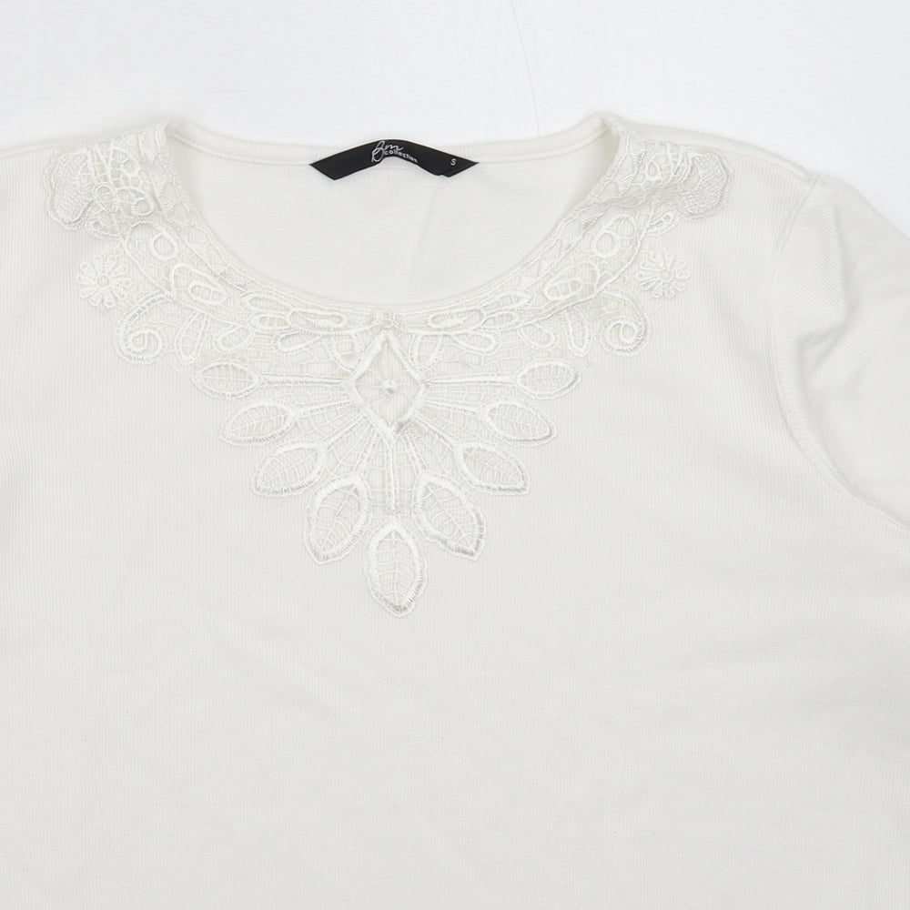 BM Womens White   Basic T-Shirt Size S