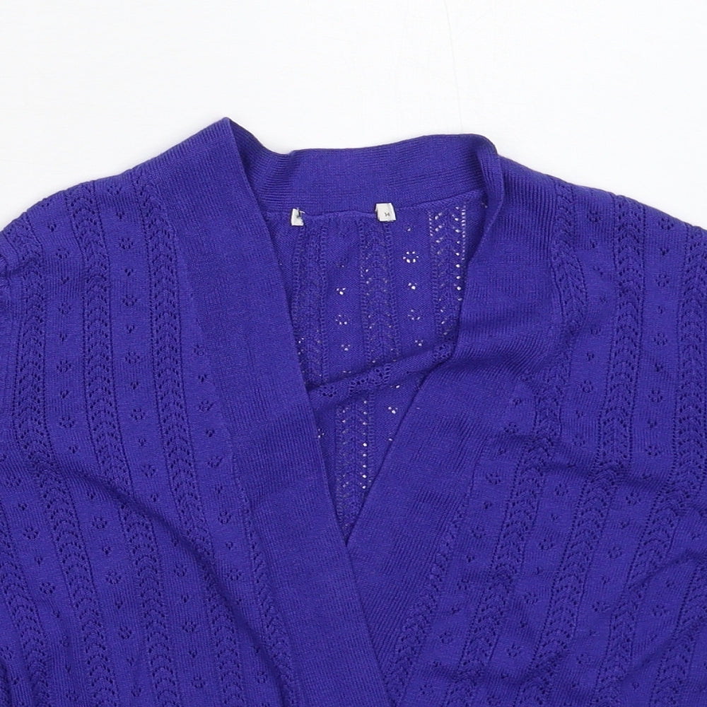 TU Womens Blue  Knit Cardigan Jumper Size 14