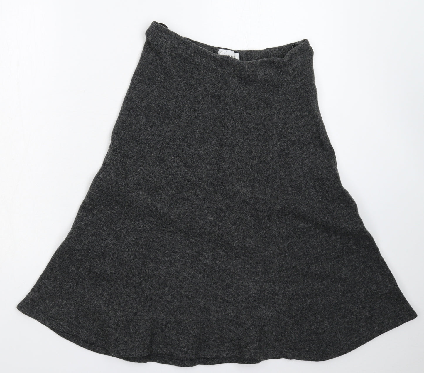 Emreco Womens Grey  Knit Flare Skirt Size 12