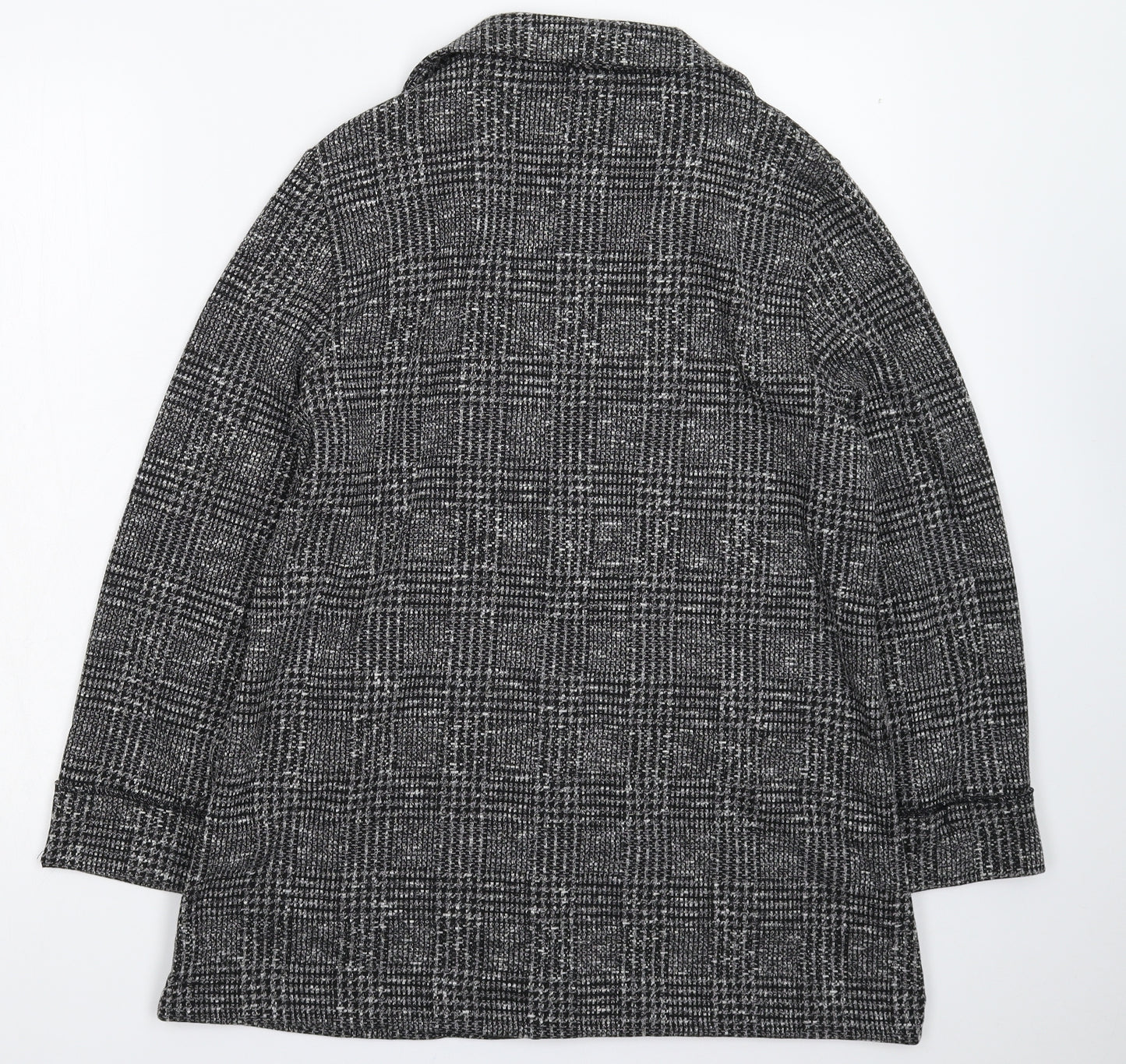 Peacocks Womens Grey Check  Jacket Blazer Size 14