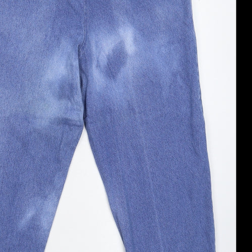 Casual Comfort Womens Blue  Denim Straight Jeans Size 32 in L25 in