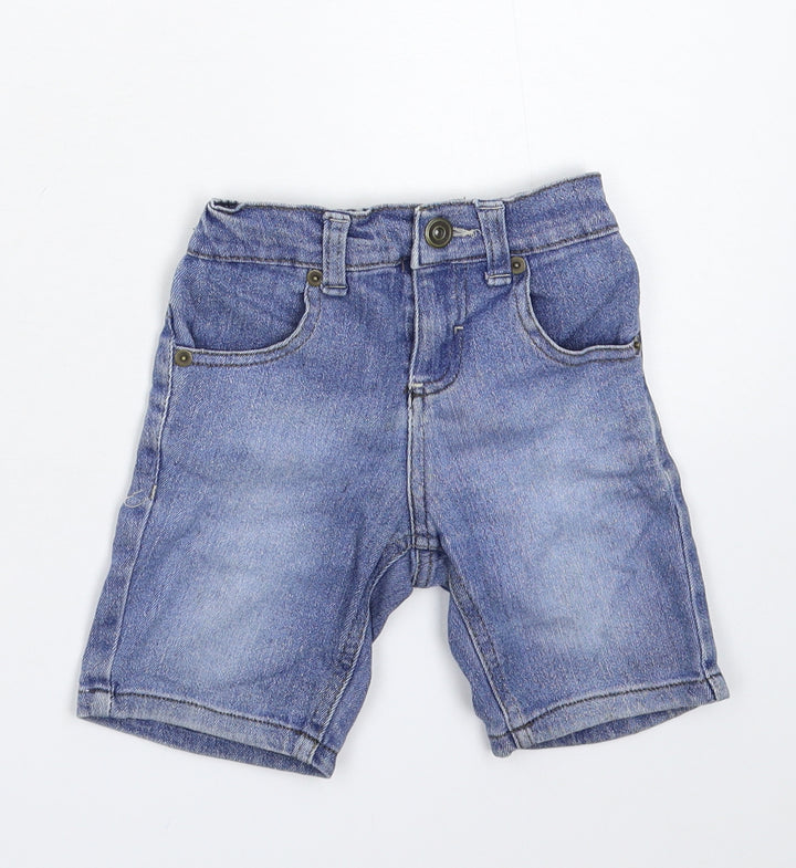 Woolworths Boys Blue  Denim Bermuda Shorts Size 2-3 Years