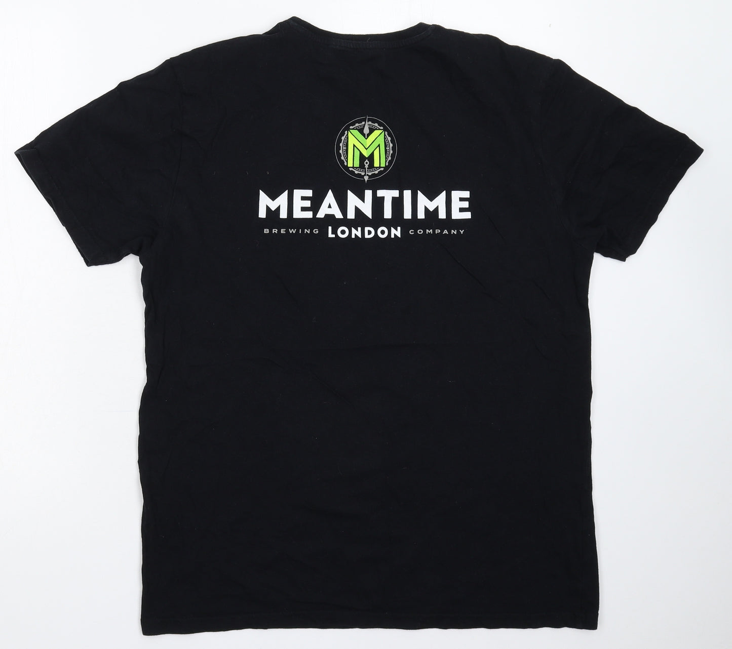 Preworn Mens Black    T-Shirt Size L