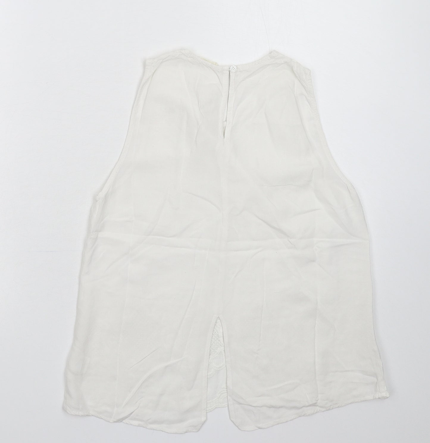 Elodie Womens White   Basic Tank Size S