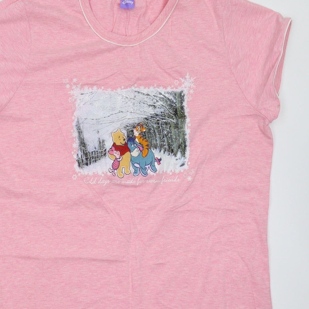 Disney Womens Pink   T-Shirt Dress  Size 18