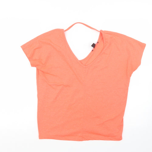 Atmosphere Womens Orange   Basic T-Shirt Size 8