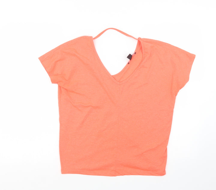 Atmosphere Womens Orange   Basic T-Shirt Size 8